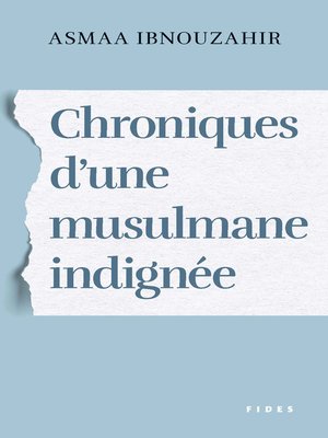 cover image of Chroniques d'une musulmane indignée